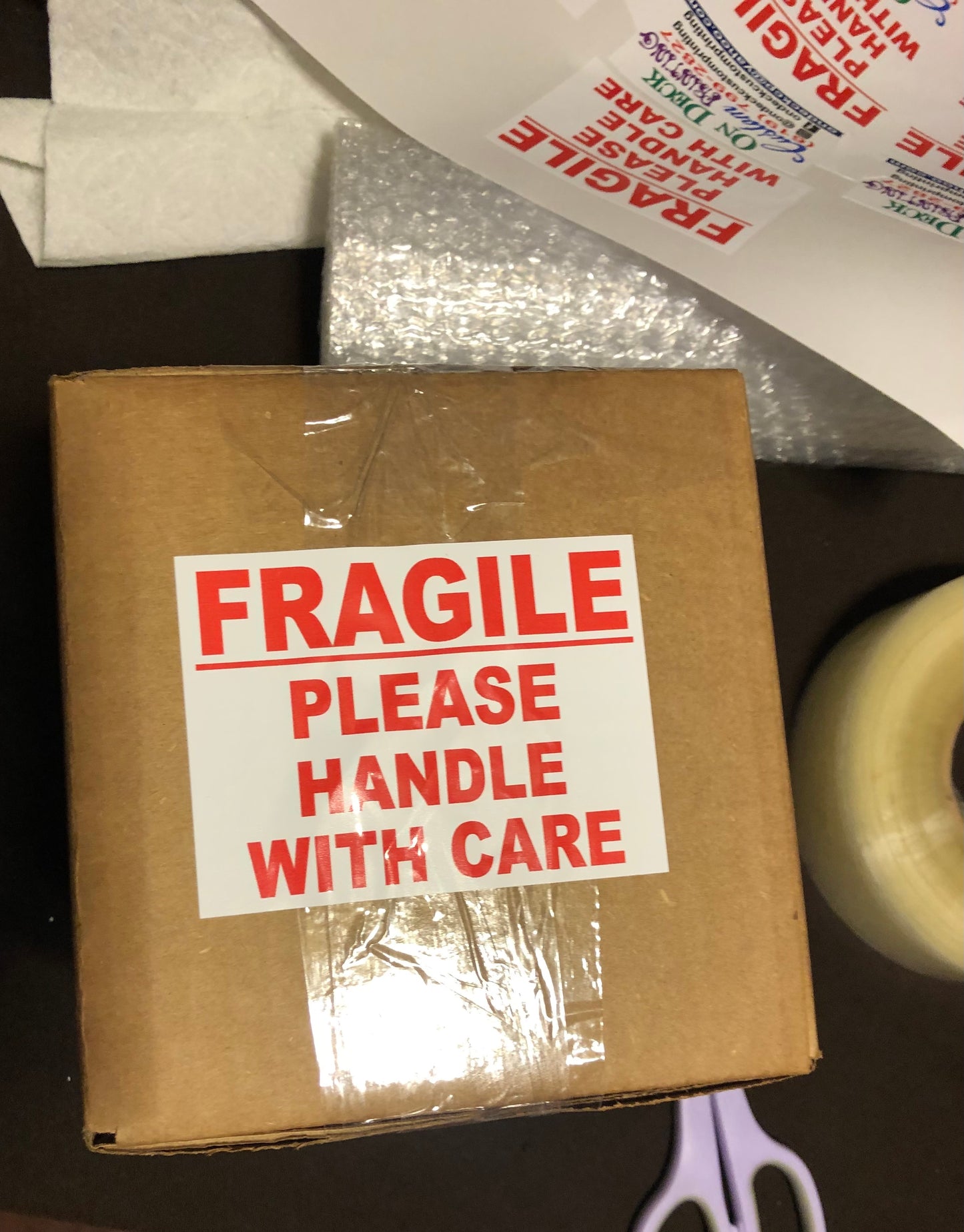Fragile Please Handle With Care Stickers