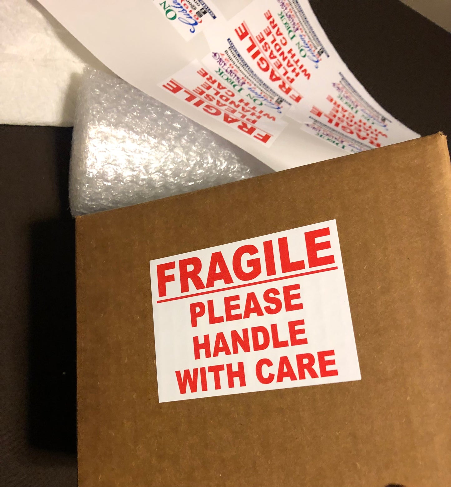 Fragile Please Handle With Care Stickers