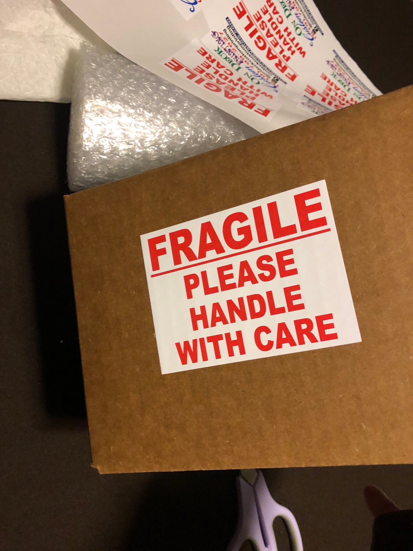 Fragile Please Handle With Care Stickers