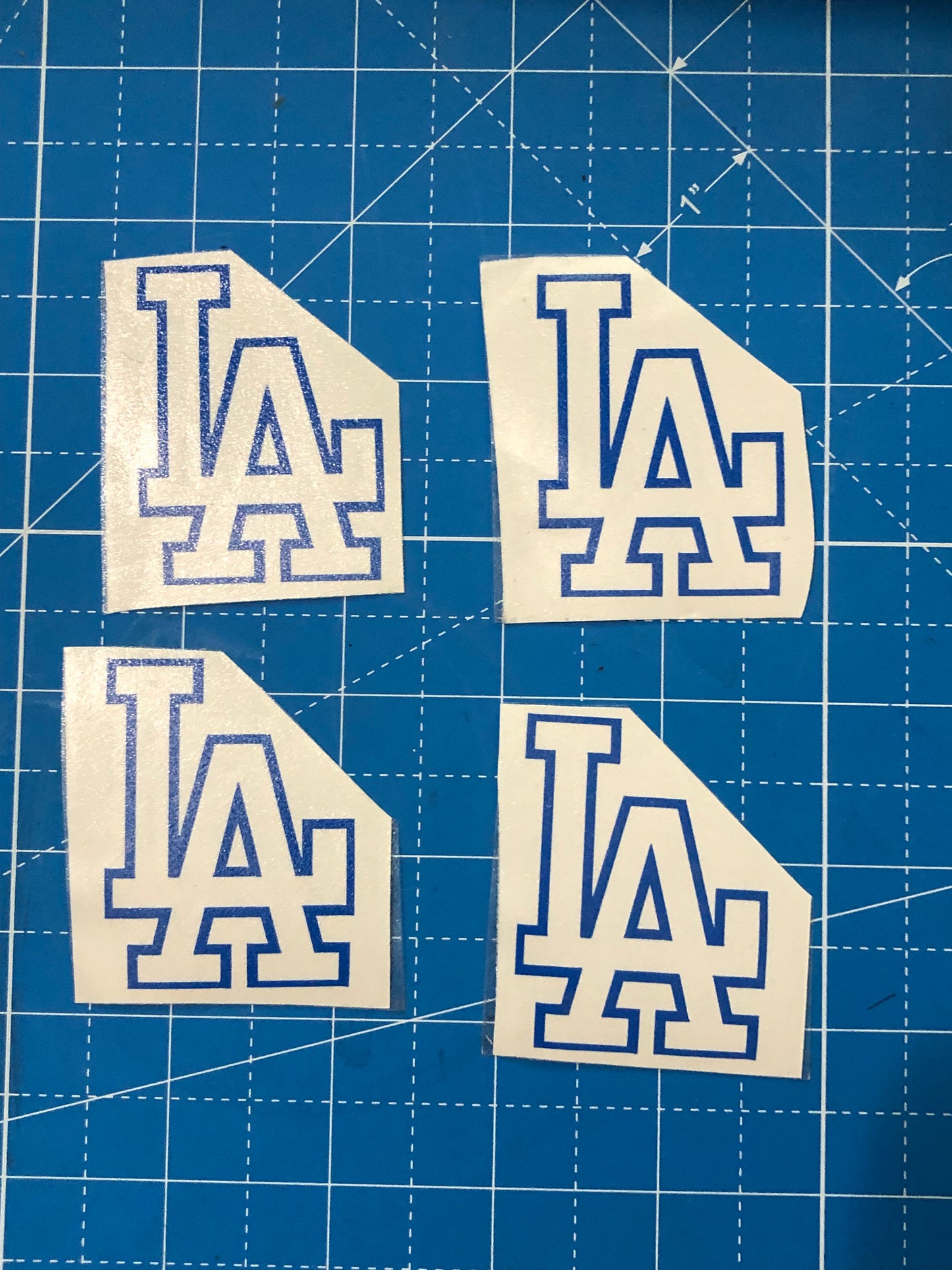 LA Blue Decals