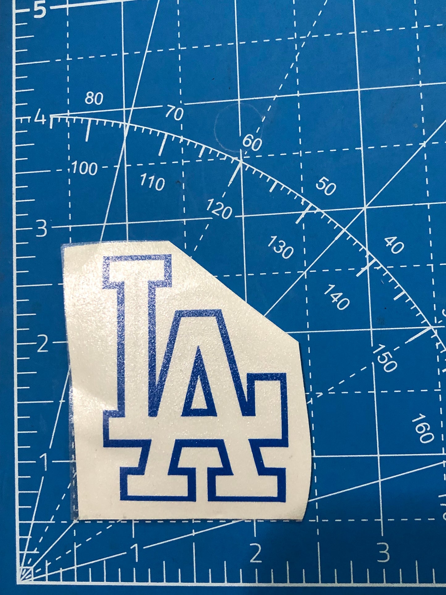 LA Blue Decals