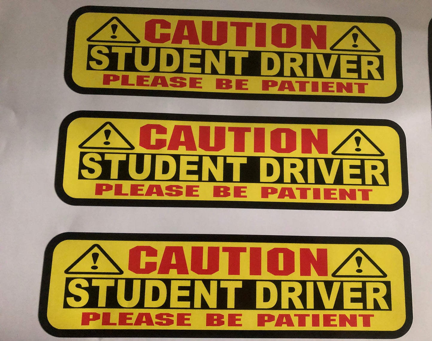 Student Driver Car Magnet – High Visibility Safety Sign