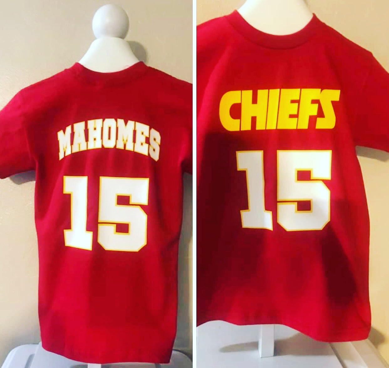 Red Football Fan Mahomes T-shirt