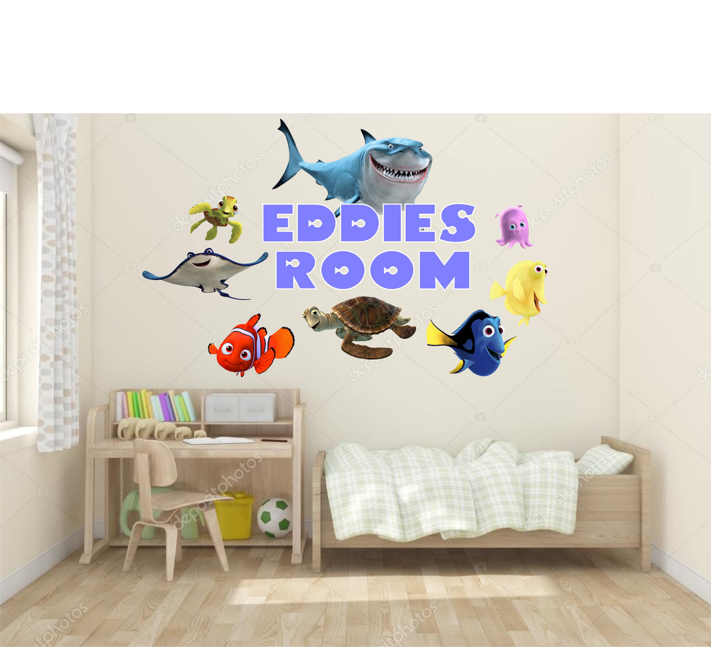 Custom Finding Nemo Removable Wall Graphics