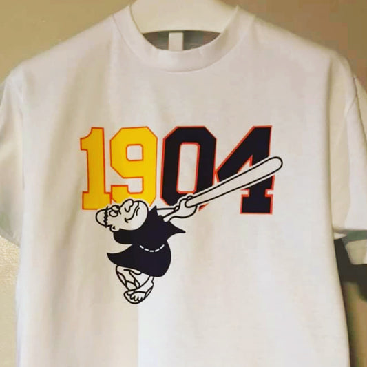 White 1904 Baseball T-Shirt
