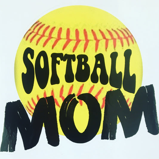 Softball Mom Decal