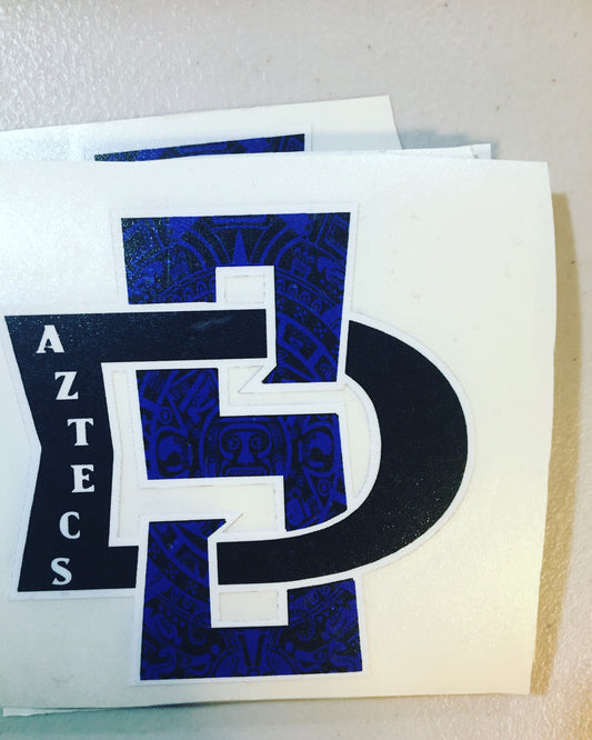 SD Aztecs Sticker