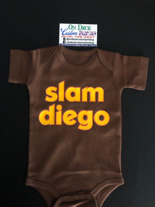 Slam Diego Brown Onesies