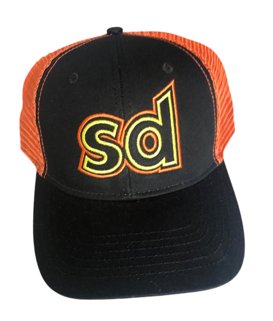 sd orange and black Sportsman hat