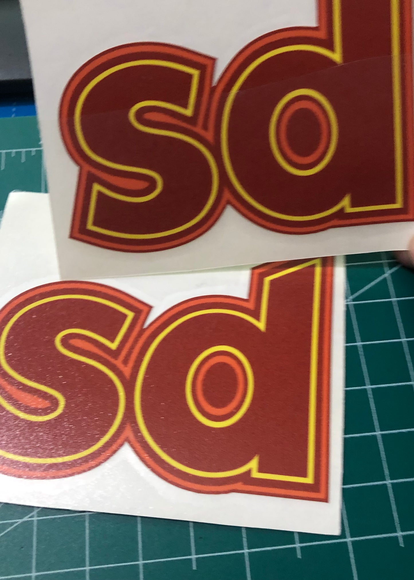 Brown and Black SD Sticker