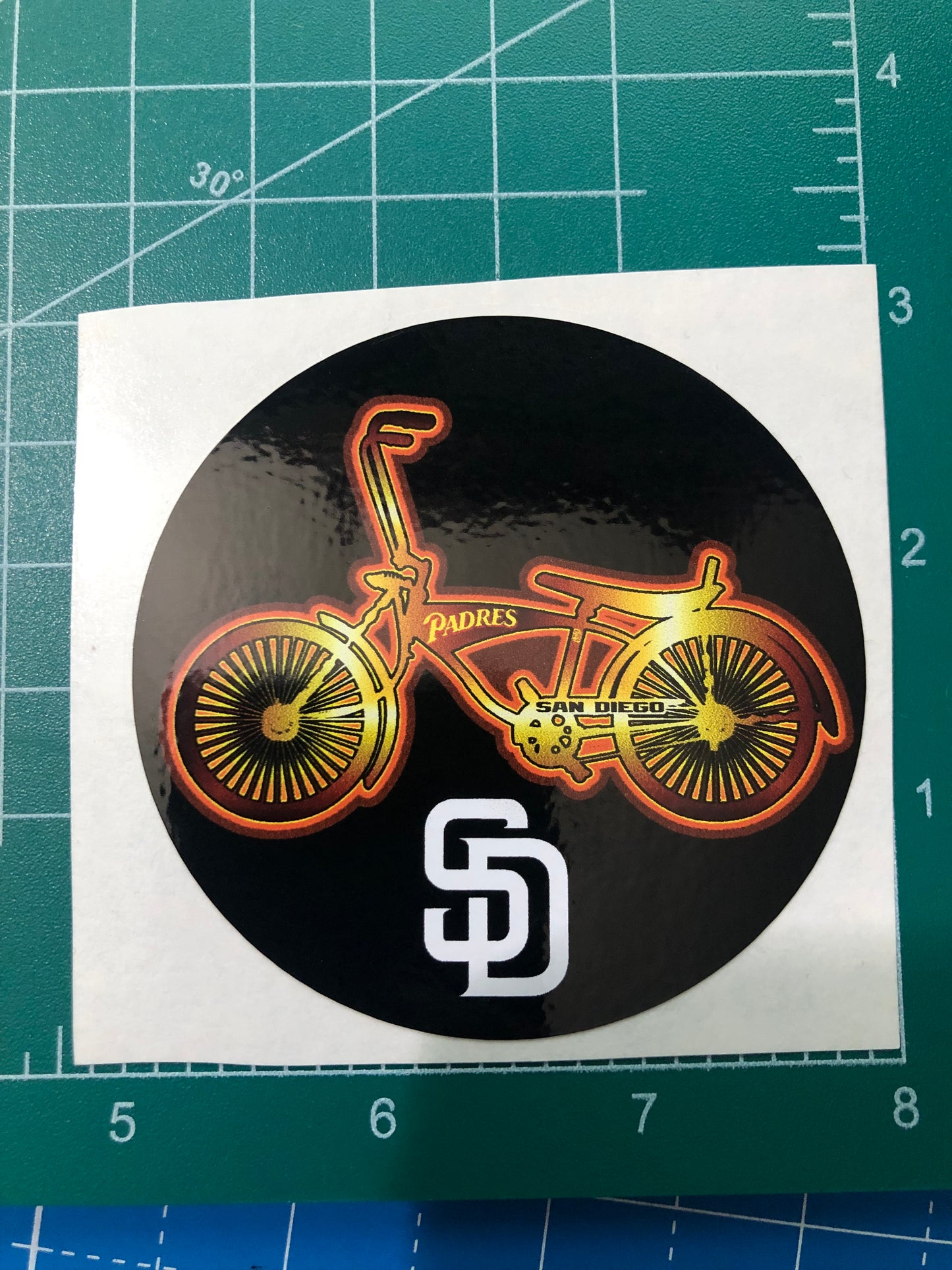 2 San Diego Lowrider Bike Stickers