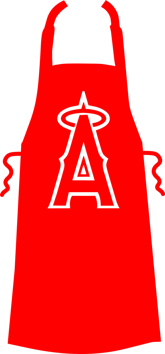 Red Angles Baseball Fan Cooking Apron