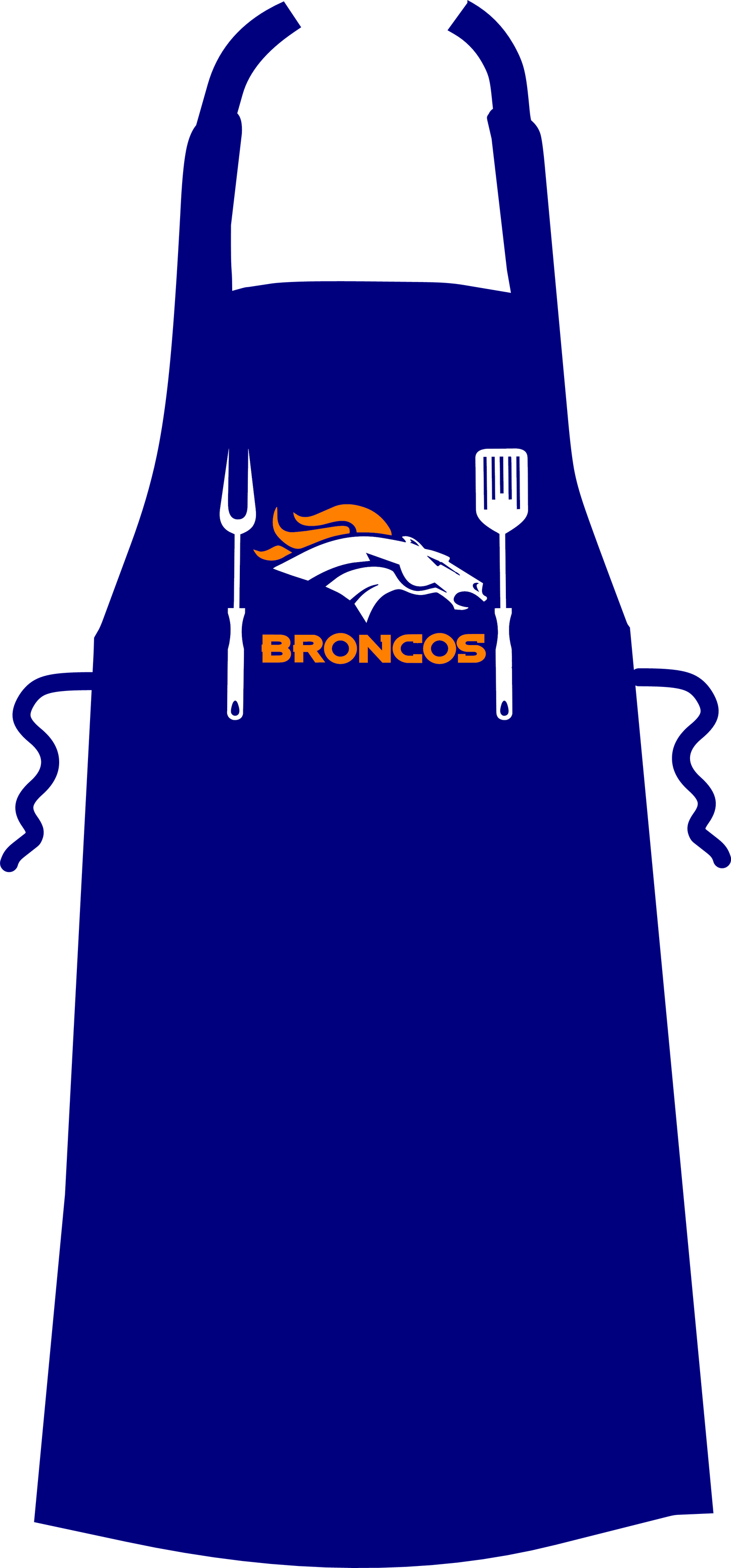 BBQ Broncos Cooking Apron