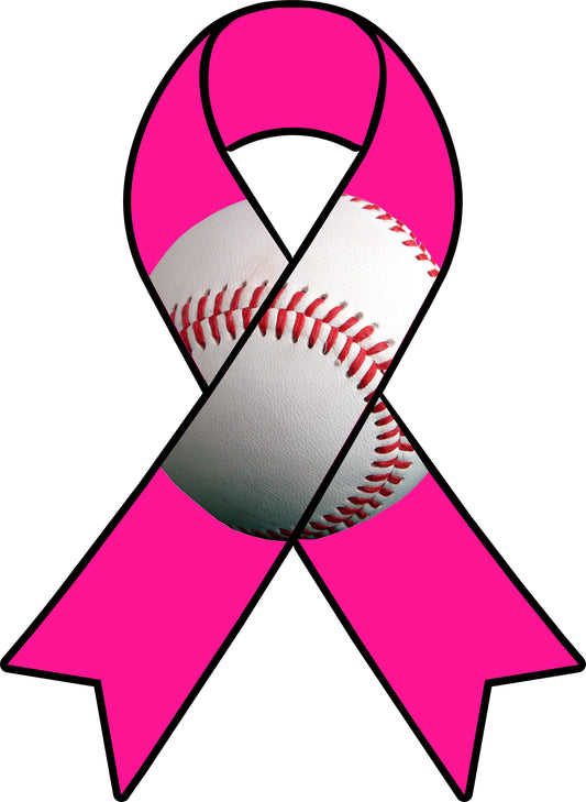 8 Breast Cancer Baseball Helmet Decals