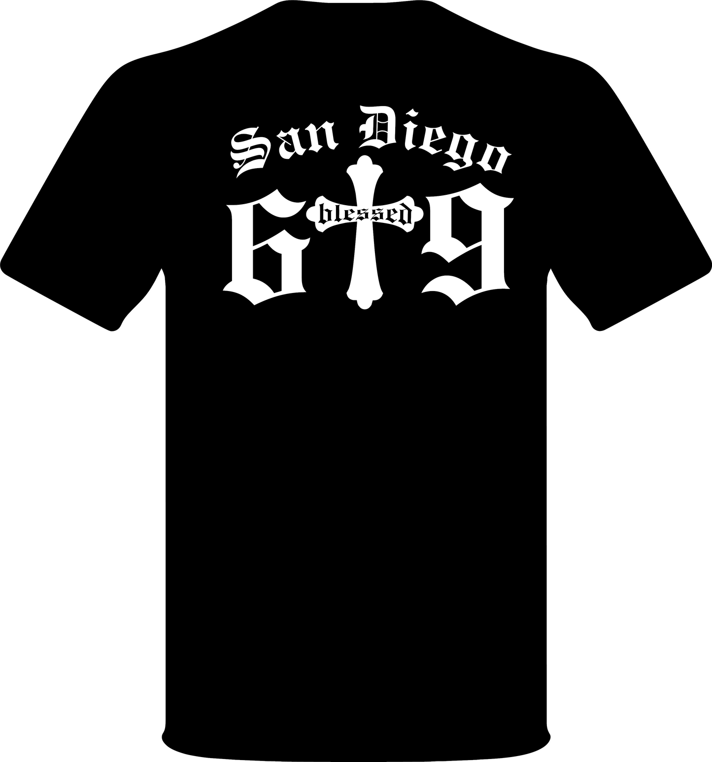 Blessed 619 San Diego T-shirt