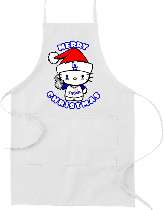 Merry Christmas Dodgers Fans Apron