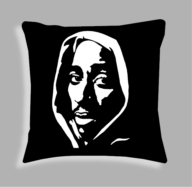 Hip Hop Rapper Throw Pillow