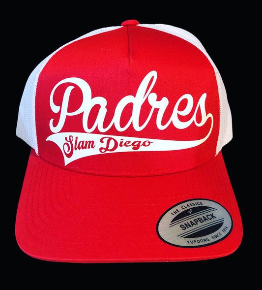 Red Slam Diego Padres Snapback Hat