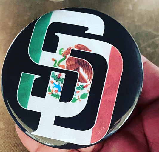 SD with Mexican Flag Buttons