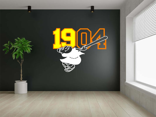 Baseball 1904 Removable Wall Graphics