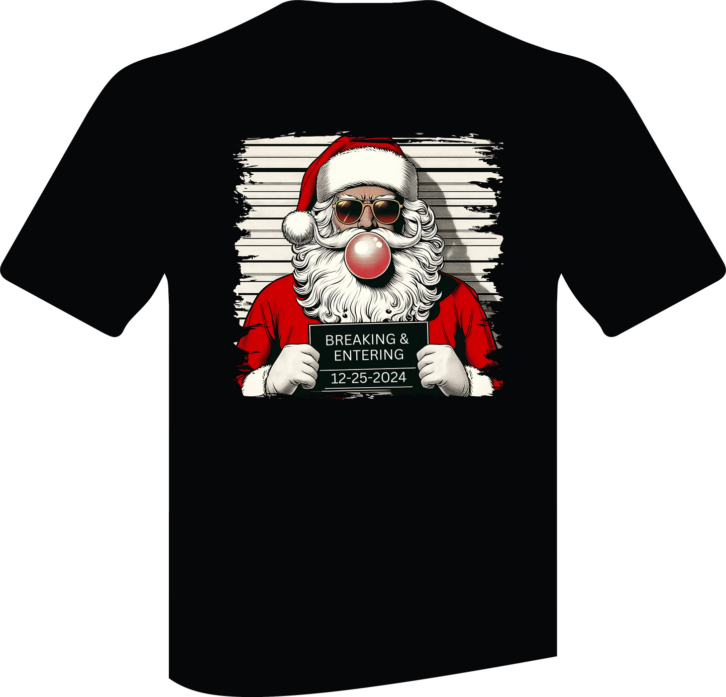 Santa's Mug Shot T-shirt