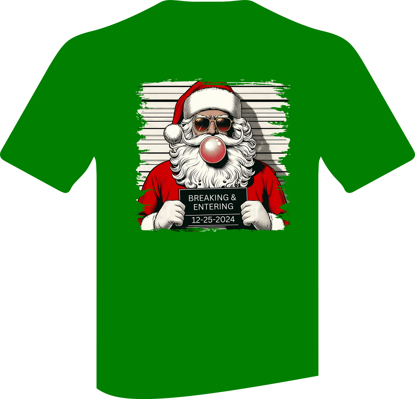 Santa's Mug Shot T-shirt